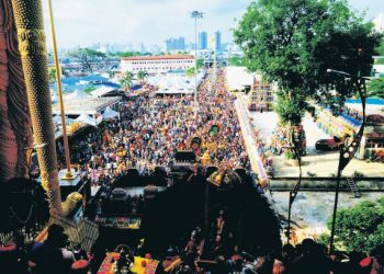 Kerajaan Negeri Pulau Pinang memutuskan semua sambutan  perayaan Thaipusam tahuj ini dibatalkan- GAMBAR HIASAN
