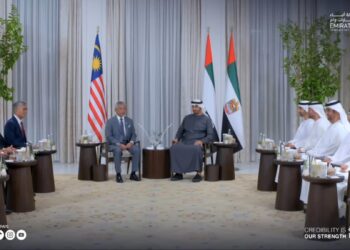 TENGKU Zafrul Tengku Abdul Aziz mengiringi Yang di-Pertuan Agong ke Abu Dhabi bagi menyaksikan majlis perjanjian bersejarah antara Petronas Abu Dhabi Sdn Bhd & Abu Dhabi National Oil Company (ADNOC).