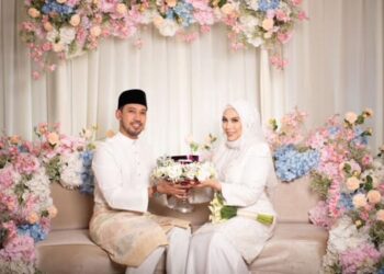 ZEHRA ZAMBRI selamat melangsungkan pernikahan dengan Nur Mohd Iqwan Samsudin, kelmarin.