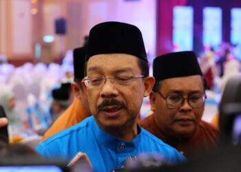 MOHD. Zuki Ali ketika ditemui pemberita pada Majlis Rumah Terbuka Madani JPM di Putrajaya. - UTUSAN/FAISOL MUSTAFA