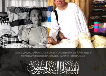 ZULKFILI Mohamad Al-Bakri memaklumkan pemergian anaknya menerusi akaun media sosialnya.